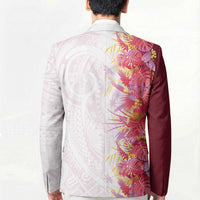 Hawaii Tropical Plant Akala Blazer Vibrant Polynesian Pattern LT01 - Polynesian Pride