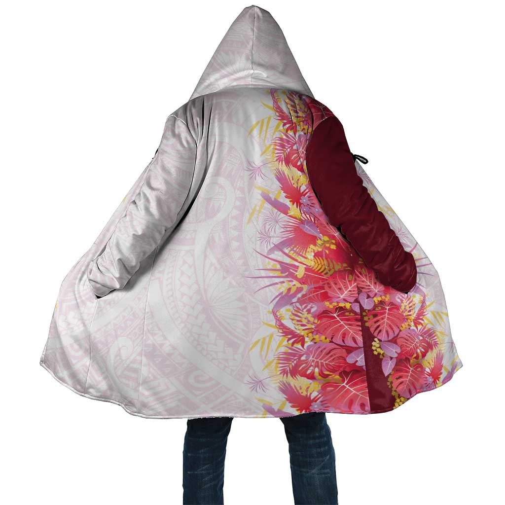 Hawaii Tropical Plant Akala Cloak Vibrant Polynesian Pattern LT01 Unisex Pink - Polynesian Pride