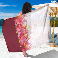Hawaii Tropical Plant Akala Sarong Vibrant Polynesian Pattern LT01 One Size 44 x 66 inches Pink - Polynesian Pride