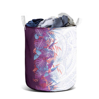 Hawaii Tropical Plant Poni Laundry Basket Vibrant Polynesian Pattern LT01 - Polynesian Pride
