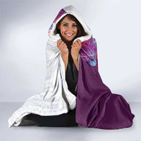 Hawaii Tropical Plant Poni Hooded Blanket Vibrant Polynesian Pattern LT01 - Polynesian Pride