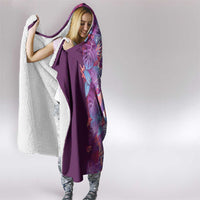 Hawaii Tropical Plant Poni Hooded Blanket Vibrant Polynesian Pattern LT01 - Polynesian Pride