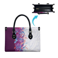 Hawaii Tropical Plant Poni Leather Bag Vibrant Polynesian Pattern LT01 - Polynesian Pride
