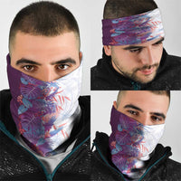 Hawaii Tropical Plant Poni Neck Gaiter Vibrant Polynesian Pattern LT01 - Polynesian Pride