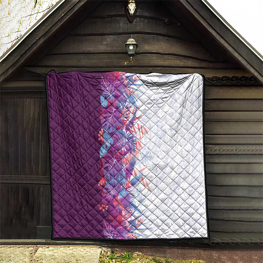 Hawaii Tropical Plant Poni Quilt Vibrant Polynesian Pattern LT01 - Polynesian Pride