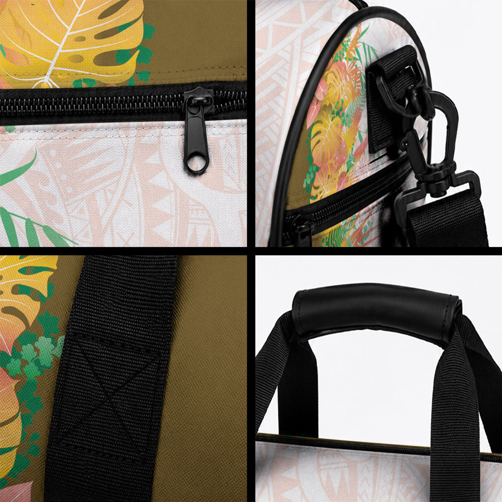 Hawaii Tropical Plant Lenalena Duffle Bag Vibrant Polynesian Pattern LT01 - Polynesian Pride