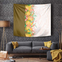 Hawaii Tropical Plant Lenalena Tapestry Vibrant Polynesian Pattern LT01 Yellow - Polynesian Pride