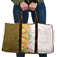 Hawaii Tropical Plant Lenalena Travel Bag Vibrant Polynesian Pattern LT01 Yellow - Polynesian Pride