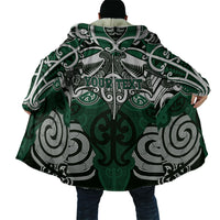 Personalised Maori Ngati Maniapoto Cloak Silver Fern Kowhaiwhai Art LT01 - Polynesian Pride