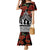 New Zealand ANZAC Day Family Matching Mermaid Dress and Hawaiian Shirt Poppy With Polynesian Pattern LT01 Mom's Dress Black - Polynesian Pride