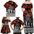 New Zealand ANZAC Day Family Matching Off Shoulder Maxi Dress and Hawaiian Shirt Poppy With Polynesian Pattern LT01 - Polynesian Pride