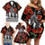 New Zealand ANZAC Day Family Matching Off Shoulder Short Dress and Hawaiian Shirt Poppy With Polynesian Pattern LT01 - Polynesian Pride