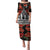 New Zealand ANZAC Day Family Matching Puletasi Dress and Hawaiian Shirt Poppy With Polynesian Pattern LT01 Mom's Dress Black - Polynesian Pride