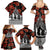 New Zealand ANZAC Day Family Matching Summer Maxi Dress and Hawaiian Shirt Poppy With Polynesian Pattern LT01 - Polynesian Pride