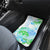 Kia Ora Maori New Zealand Pastel Car Mats Sun Ta Moko Aqua Green Version LT01 - Polynesian Pride