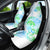 Kia Ora Maori New Zealand Pastel Car Seat Cover Sun Ta Moko Aqua Green Version LT01 - Polynesian Pride