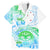 Kia Ora Maori New Zealand Pastel Family Matching Mermaid Dress and Hawaiian Shirt Sun Ta Moko Aqua Green Version LT01 Dad's Shirt - Short Sleeve Aqua - Polynesian Pride