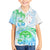 Kia Ora Maori New Zealand Pastel Kid Hawaiian Shirt Sun Ta Moko Aqua Green Version LT01 Kid Aqua - Polynesian Pride