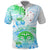 Kia Ora Maori New Zealand Pastel Polo Shirt Sun Ta Moko Aqua Green Version LT01 Aqua - Polynesian Pride