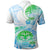 Kia Ora Maori New Zealand Pastel Polo Shirt Sun Ta Moko Aqua Green Version LT01 - Polynesian Pride