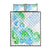 Kia Ora Maori New Zealand Pastel Quilt Bed Set Sun Ta Moko Aqua Green Version LT01 Aqua - Polynesian Pride