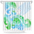 Kia Ora Maori New Zealand Pastel Shower Curtain Sun Ta Moko Aqua Green Version LT01 Aqua - Polynesian Pride