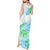 Kia Ora Maori New Zealand Pastel Tank Maxi Dress Sun Ta Moko Aqua Green Version LT01 - Polynesian Pride