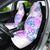 Kia Ora Maori New Zealand Pastel Car Seat Cover Sun Ta Moko Lilac Version LT01 - Polynesian Pride