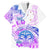 Kia Ora Maori New Zealand Pastel Family Matching Off Shoulder Long Sleeve Dress and Hawaiian Shirt Sun Ta Moko Lilac Version LT01 Dad's Shirt - Short Sleeve Purple - Polynesian Pride