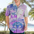 Kia Ora Maori New Zealand Pastel Hawaiian Shirt Sun Ta Moko Lilac Version LT01 - Polynesian Pride