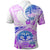 Kia Ora Maori New Zealand Pastel Polo Shirt Sun Ta Moko Lilac Version LT01 - Polynesian Pride