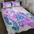 Kia Ora Maori New Zealand Pastel Quilt Bed Set Sun Ta Moko Lilac Version LT01 - Polynesian Pride