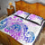 Kia Ora Maori New Zealand Pastel Quilt Bed Set Sun Ta Moko Lilac Version LT01 - Polynesian Pride