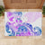 Kia Ora Maori New Zealand Pastel Rubber Doormat Sun Ta Moko Lilac Version LT01 - Polynesian Pride