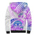 Kia Ora Maori New Zealand Pastel Sherpa Hoodie Sun Ta Moko Lilac Version LT01 - Polynesian Pride