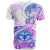 Kia Ora Maori New Zealand Pastel T Shirt Sun Ta Moko Lilac Version LT01 - Polynesian Pride