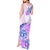 Kia Ora Maori New Zealand Pastel Tank Maxi Dress Sun Ta Moko Lilac Version LT01 - Polynesian Pride