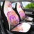 Kia Ora Maori New Zealand Pastel Car Seat Cover Sun Ta Moko Sunset Version LT01 - Polynesian Pride