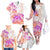 Kia Ora Maori New Zealand Pastel Family Matching Off Shoulder Long Sleeve Dress and Hawaiian Shirt Sun Ta Moko Sunset Version LT01 - Polynesian Pride