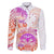 Kia Ora Maori New Zealand Pastel Family Matching Off Shoulder Long Sleeve Dress and Hawaiian Shirt Sun Ta Moko Sunset Version LT01 Dad's Shirt - Long Sleeve Orange - Polynesian Pride