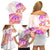 Kia Ora Maori New Zealand Pastel Family Matching Off Shoulder Short Dress and Hawaiian Shirt Sun Ta Moko Sunset Version LT01 - Polynesian Pride