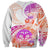 Kia Ora Maori New Zealand Pastel Sweatshirt Sun Ta Moko Sunset Version LT01 - Polynesian Pride