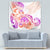 Kia Ora Maori New Zealand Pastel Tapestry Sun Ta Moko Sunset Version LT01 - Polynesian Pride