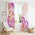 Kia Ora Maori New Zealand Pastel Window Curtain Sun Ta Moko Sunset Version LT01 - Polynesian Pride