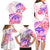 Kia Ora Maori New Zealand Pastel Family Matching Long Sleeve Bodycon Dress and Hawaiian Shirt Sun Ta Moko Sweet Version LT01 - Polynesian Pride