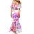 Kia Ora Maori New Zealand Pastel Family Matching Mermaid Dress and Hawaiian Shirt Sun Ta Moko Sweet Version LT01 - Polynesian Pride