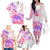 Kia Ora Maori New Zealand Pastel Family Matching Off Shoulder Long Sleeve Dress and Hawaiian Shirt Sun Ta Moko Sweet Version LT01 - Polynesian Pride