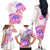 Kia Ora Maori New Zealand Pastel Family Matching Off Shoulder Long Sleeve Dress and Hawaiian Shirt Sun Ta Moko Sweet Version LT01 - Polynesian Pride