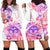 Kia Ora Maori New Zealand Pastel Hoodie Dress Sun Ta Moko Sweet Version LT01 - Polynesian Pride