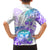 Kia Ora Maori New Zealand Pastel Family Matching Off Shoulder Long Sleeve Dress and Hawaiian Shirt Sun Ta Moko Violet Version LT01 - Polynesian Pride